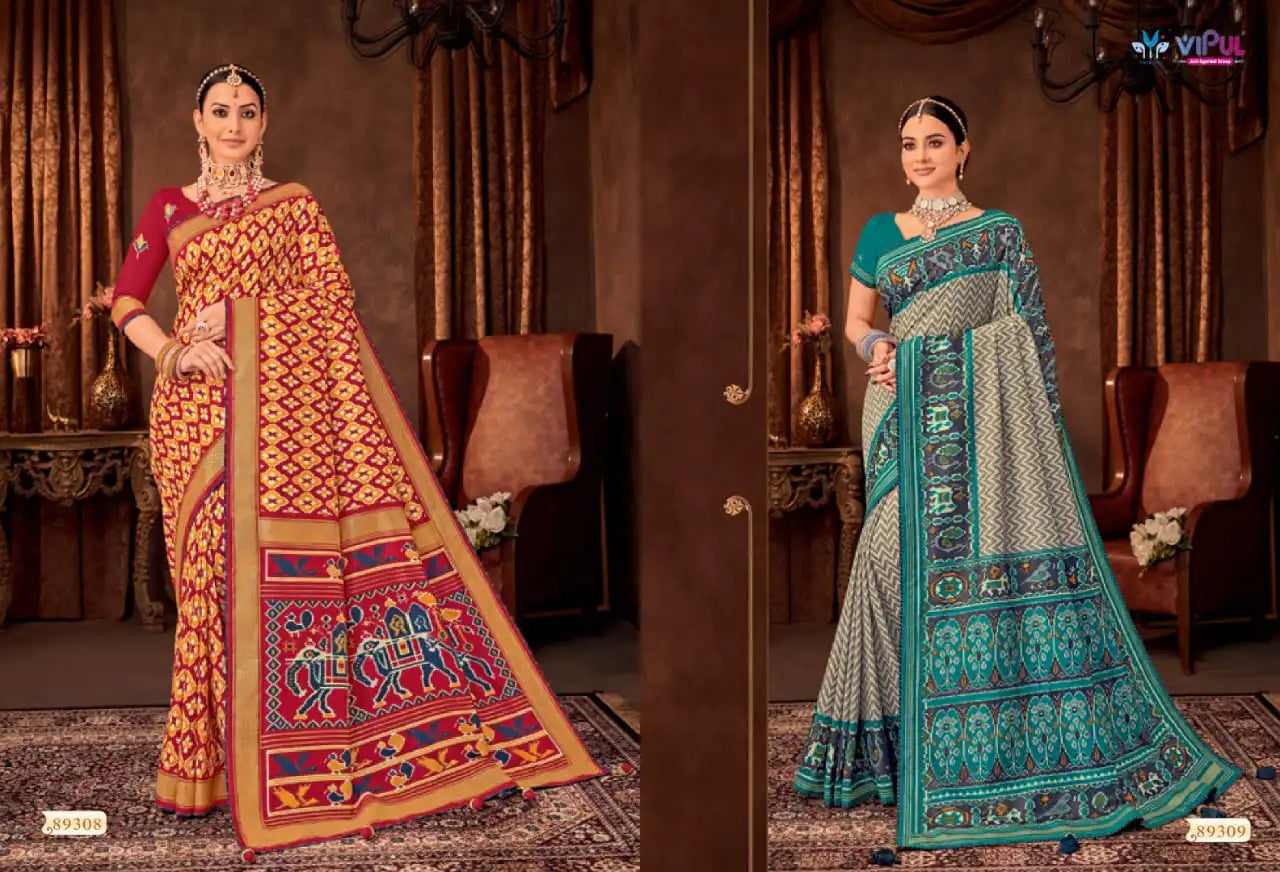 Vipul Sarees Crafted From Soft Silk Offer A Refined Blend Of Comfort And Elegance