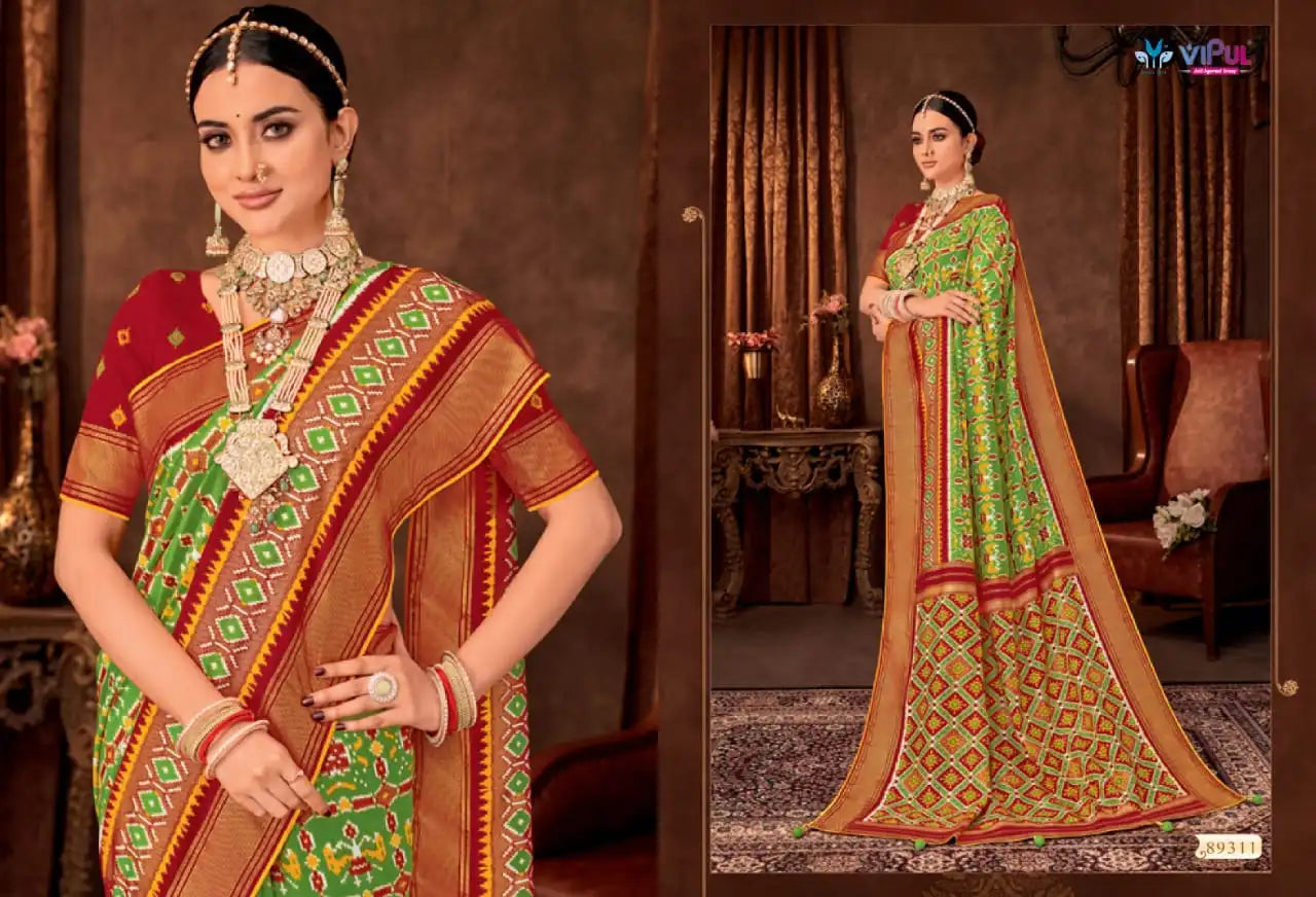 Vipul Sarees Crafted From Soft Silk Offer A Refined Blend Of Comfort And Elegance