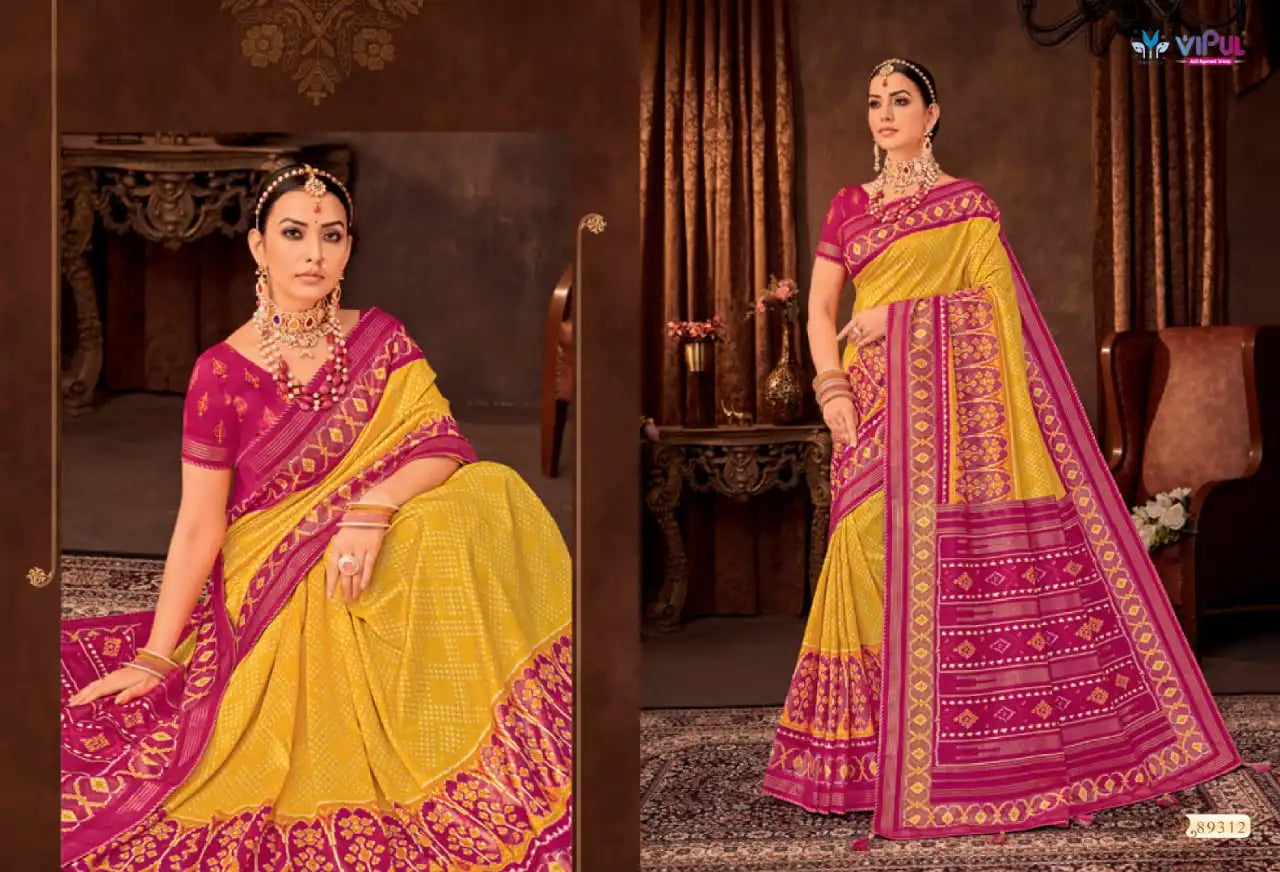 Vipul Sarees Crafted From Soft Silk Offer A Refined Blend Of Comfort And Elegance