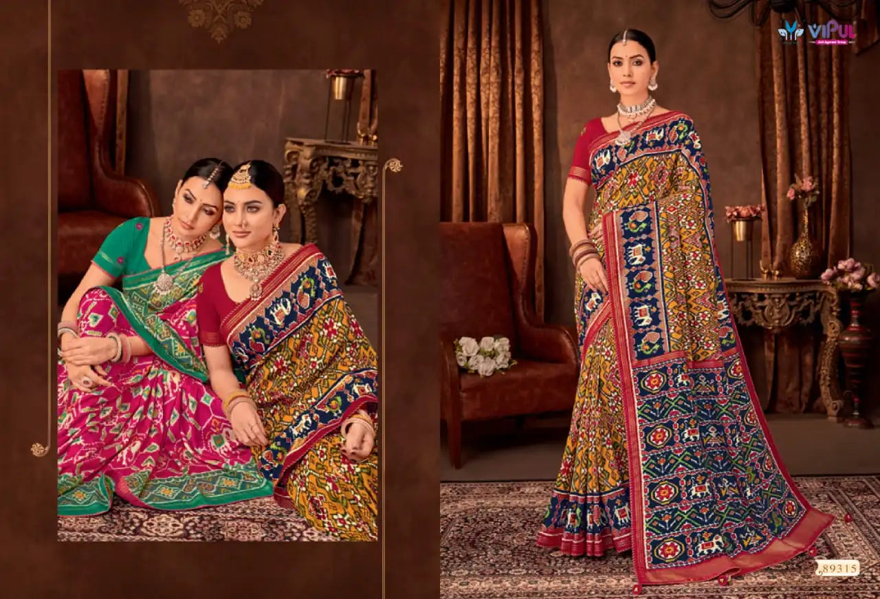 Vipul Sarees Crafted From Soft Silk Offer A Refined Blend Of Comfort And Elegance