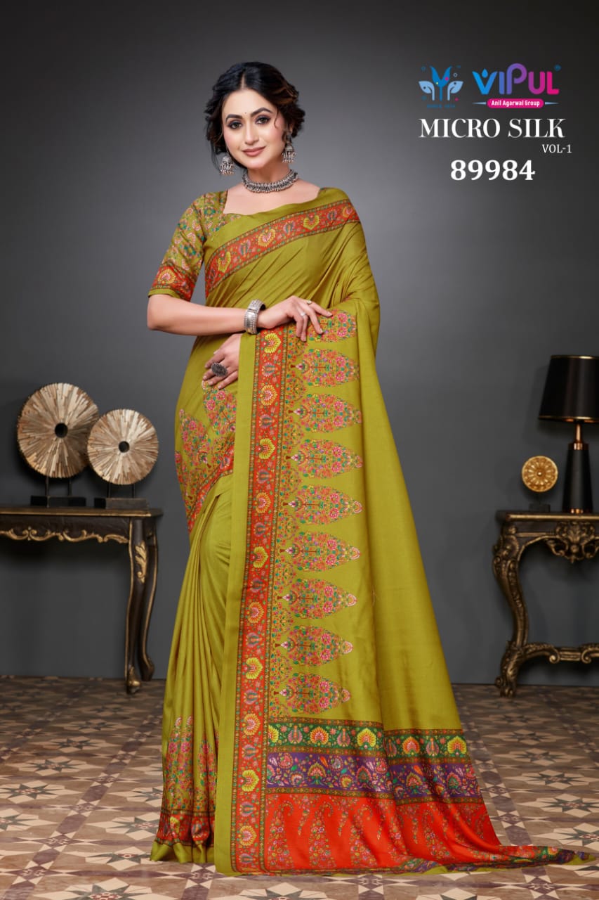 Vipul Digital Soft Silk Sarees With Premium And Lightweight drape Fabric