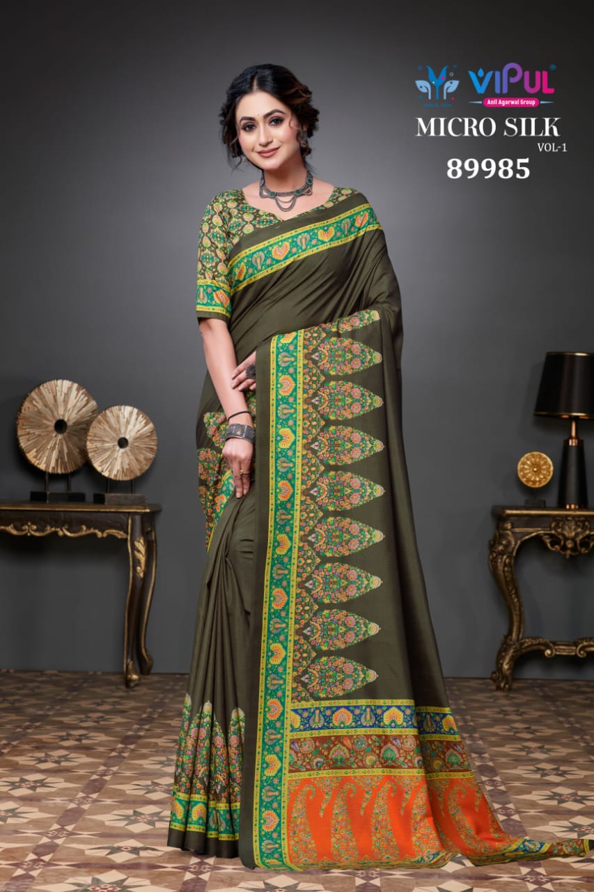 Vipul Digital Soft Silk Sarees With Premium And Lightweight drape Fabric