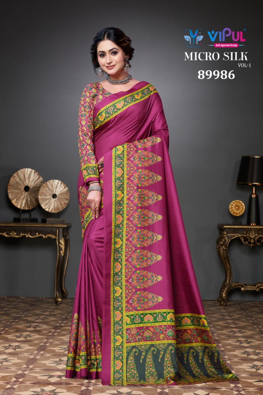 Vipul Digital Soft Silk Sarees With Premium And Lightweight drape Fabric
