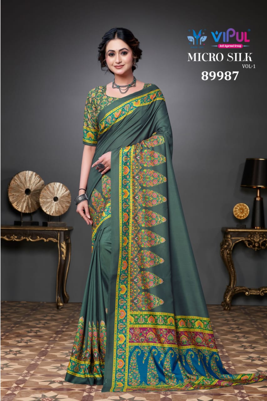 Vipul Digital Soft Silk Sarees With Premium And Lightweight drape Fabric