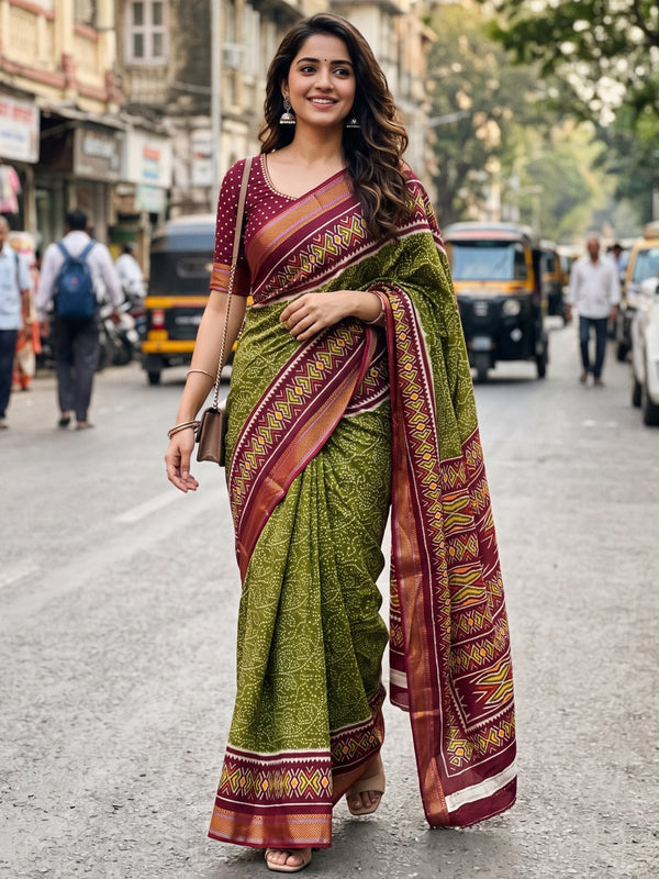 Mul Cotton Saree