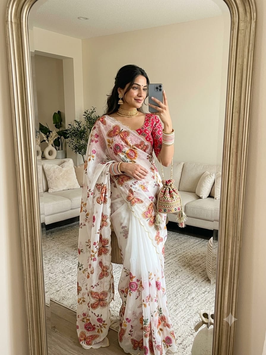 Butterfly saree Main image