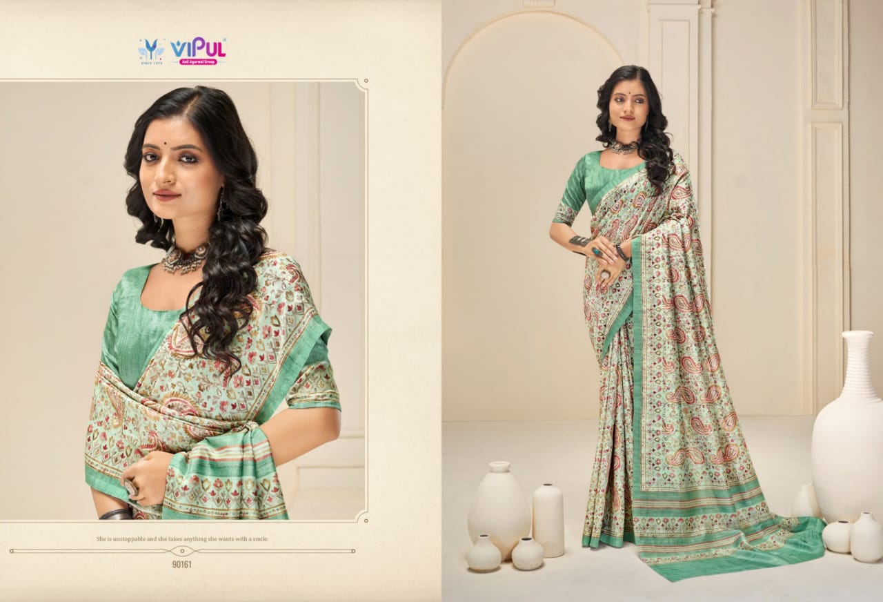 Vipul Saree Floral and Printed Saree Collection – Vibrant & Elegant Designs