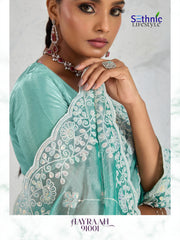 Sethnic Aayraah Burberry Saree Collection – Elegant Scintillating Embroidery and Couture Blouse