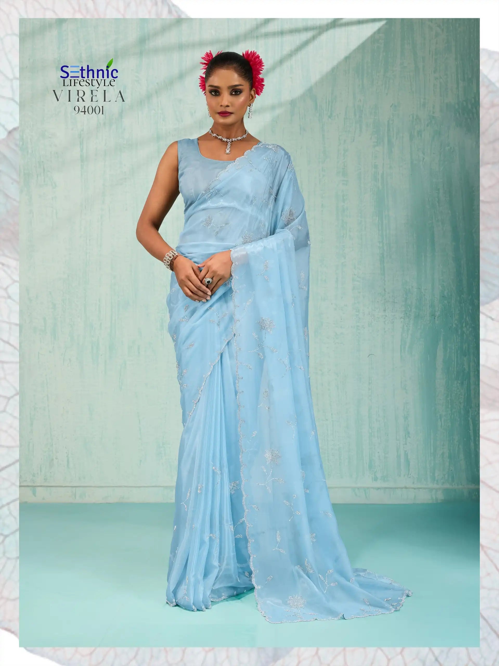 Sethnic Lifestyle Sarees Crafted From Crystal Viscose Blend Elegance With Comfort