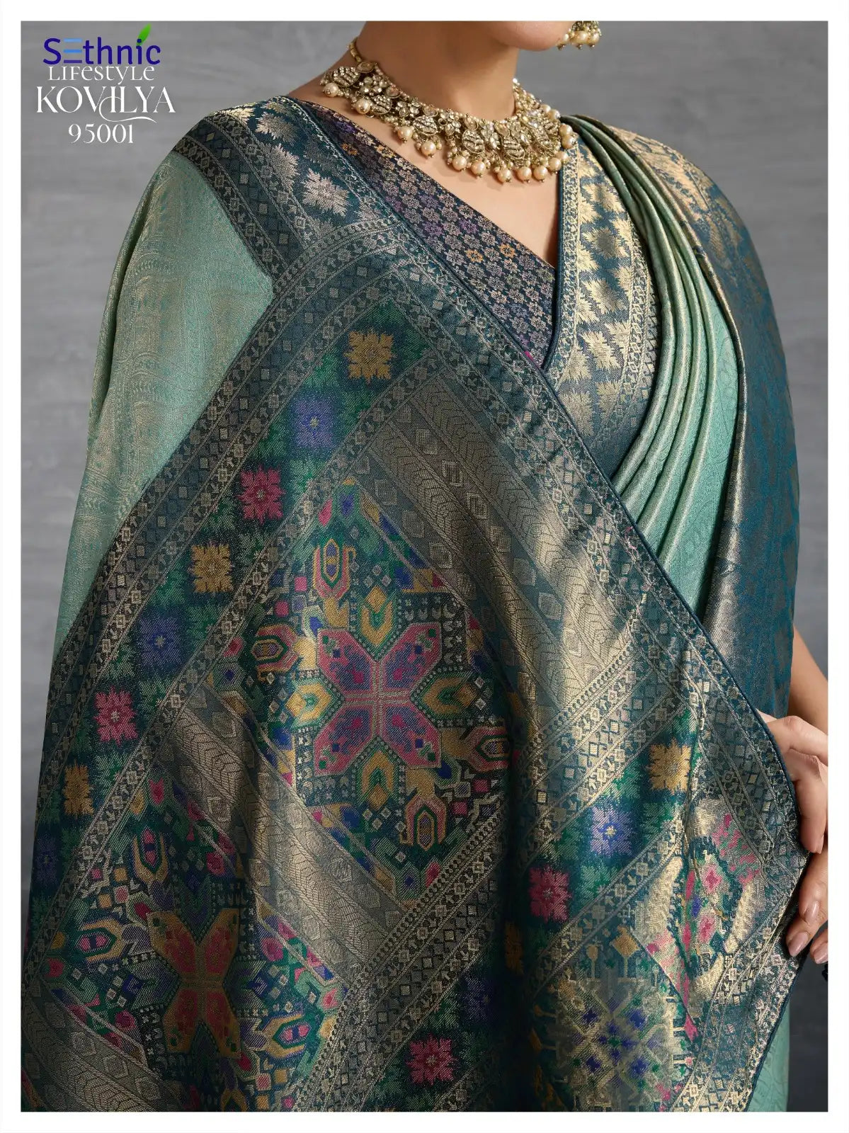 SETHNIC LIFESTYLE Saree Made From Premium Kanjivaram Soft Silk Combines Traditional Craftsmanship