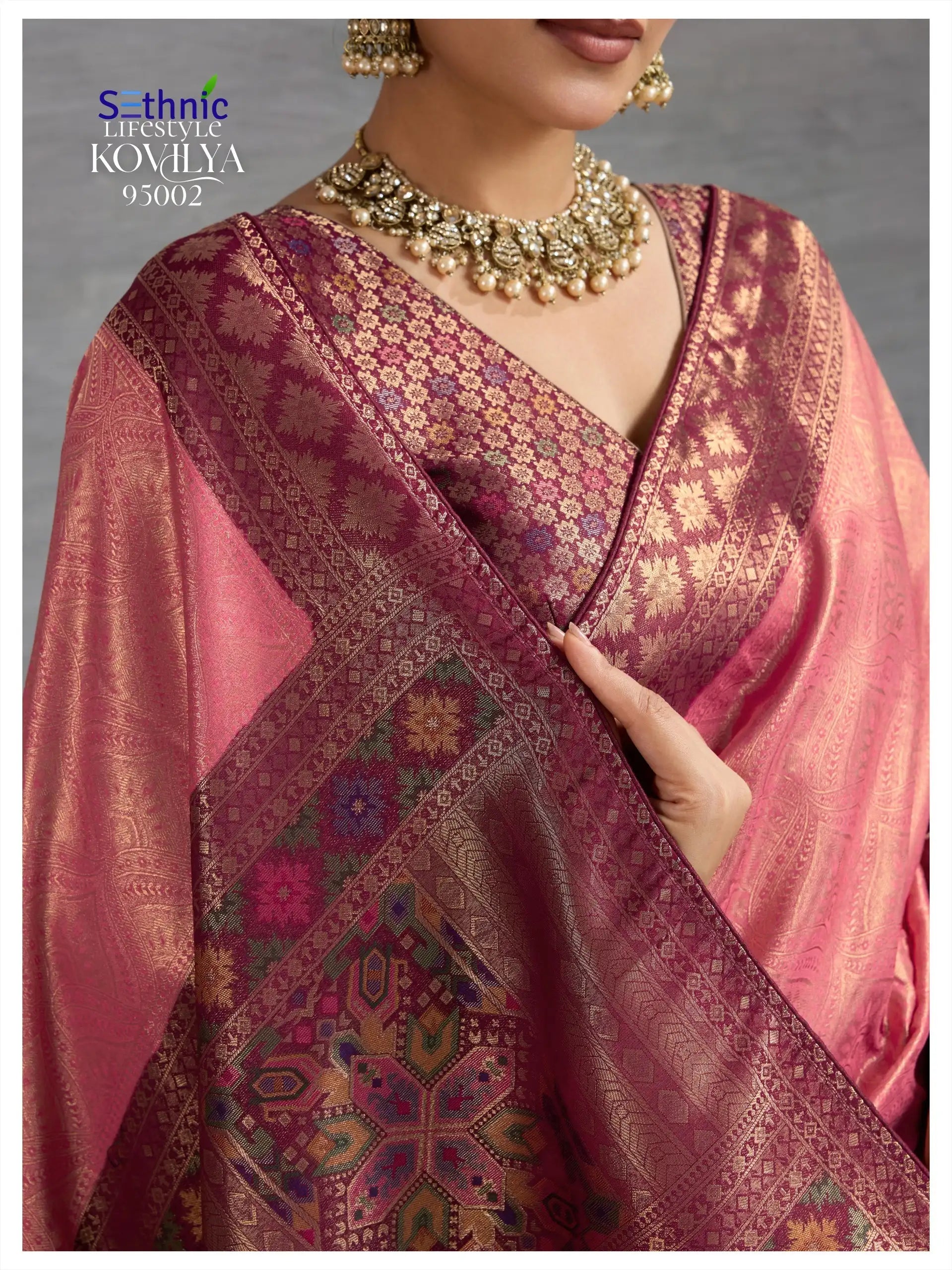 SETHNIC LIFESTYLE Saree Made From Premium Kanjivaram Soft Silk Combines Traditional Craftsmanship