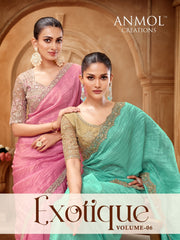 Anmol Multiple Fabric Sarees Showcase Versatile Blend Of Fabric And Textures