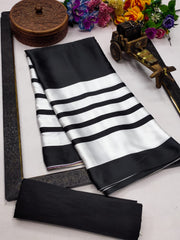 Sudha Sarees Are Highly Crafted By Original Japan Satin with Smooth Texture