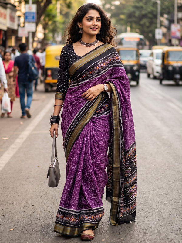 Mul Cotton Saree