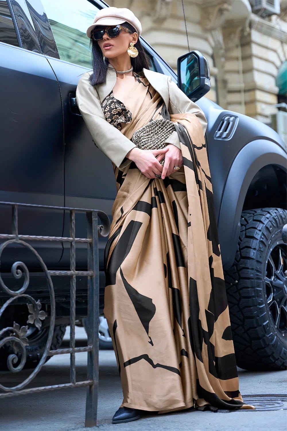 Sudha Sarees Are Highly Crafted By Original Japan Satin with Smooth Texture