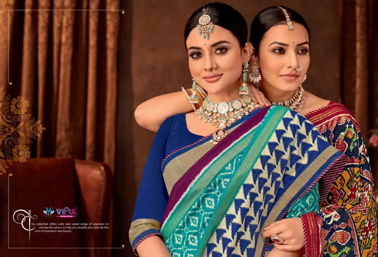 Vipul Sarees Crafted From Soft Silk Offer A Refined Blend Of Comfort And Elegance