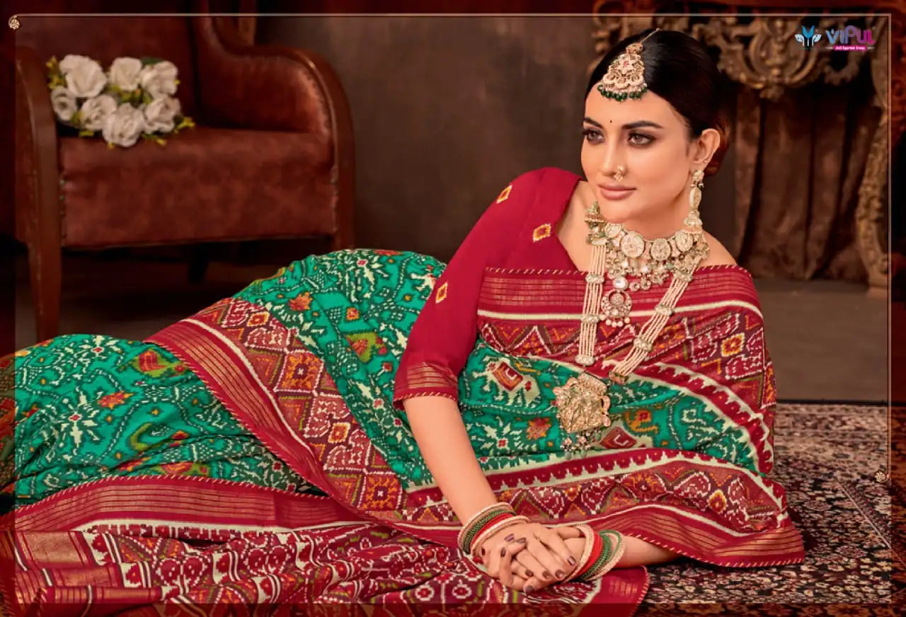 Vipul Sarees Crafted From Soft Silk Offer A Refined Blend Of Comfort And Elegance