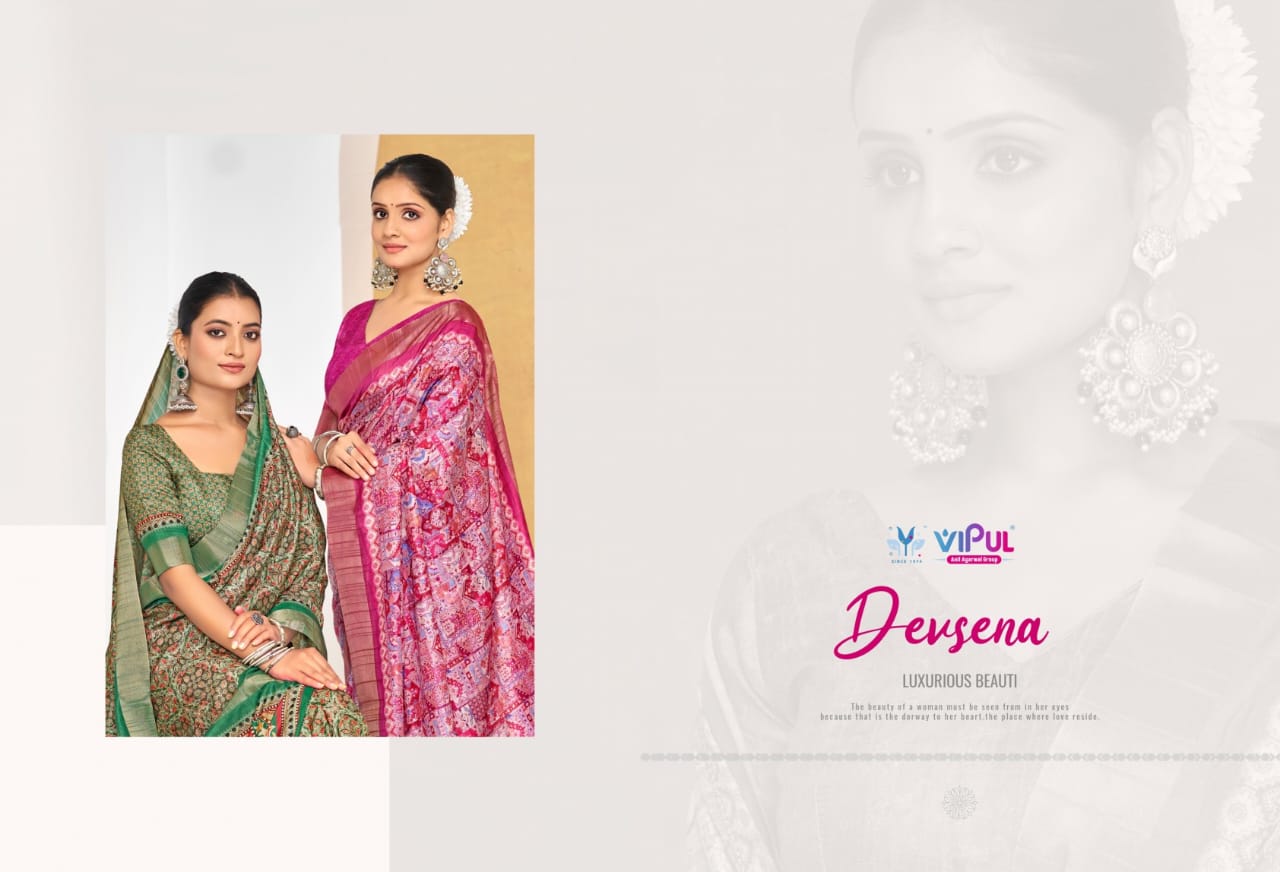 Vipul Sarees Traditional Printed Saree Collection – Elegant and Vibrant Designs