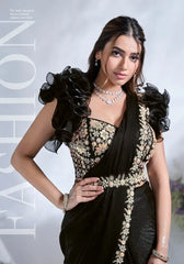 Mahotsav Sarees Crafted From Crepe Satin Silk Combine Luxurious Texture With Elegant Drape