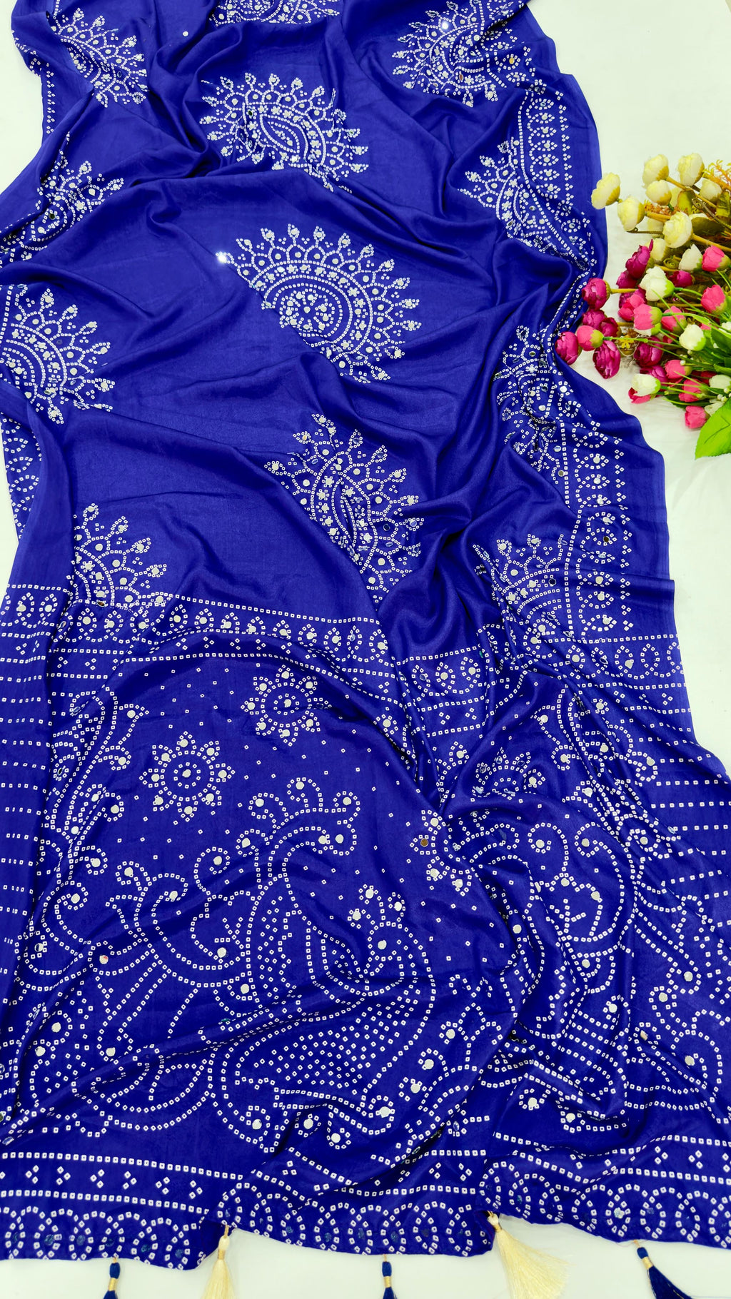 Ajrakh Saree
