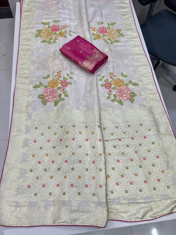 Tissue Saree