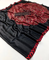Modal Ajrakh Saree