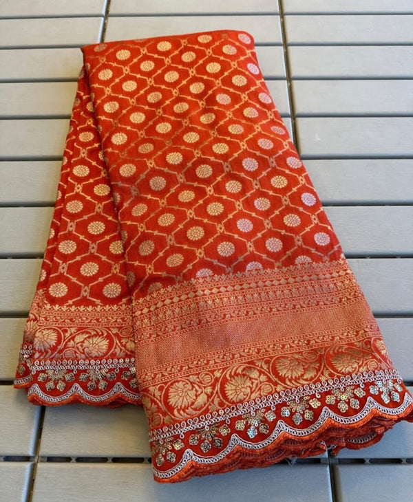 Khadi Crepe Saree