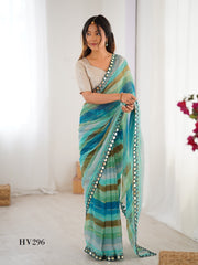 Fashion Berry Chiffon Sarees With Vibrant Color