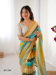 Fashion Berry Chiffon Sarees With Vibrant Color