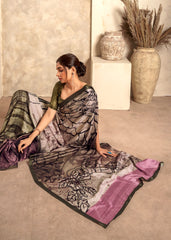 RajPath Fabrics: Elegant Printed Saree Collection
