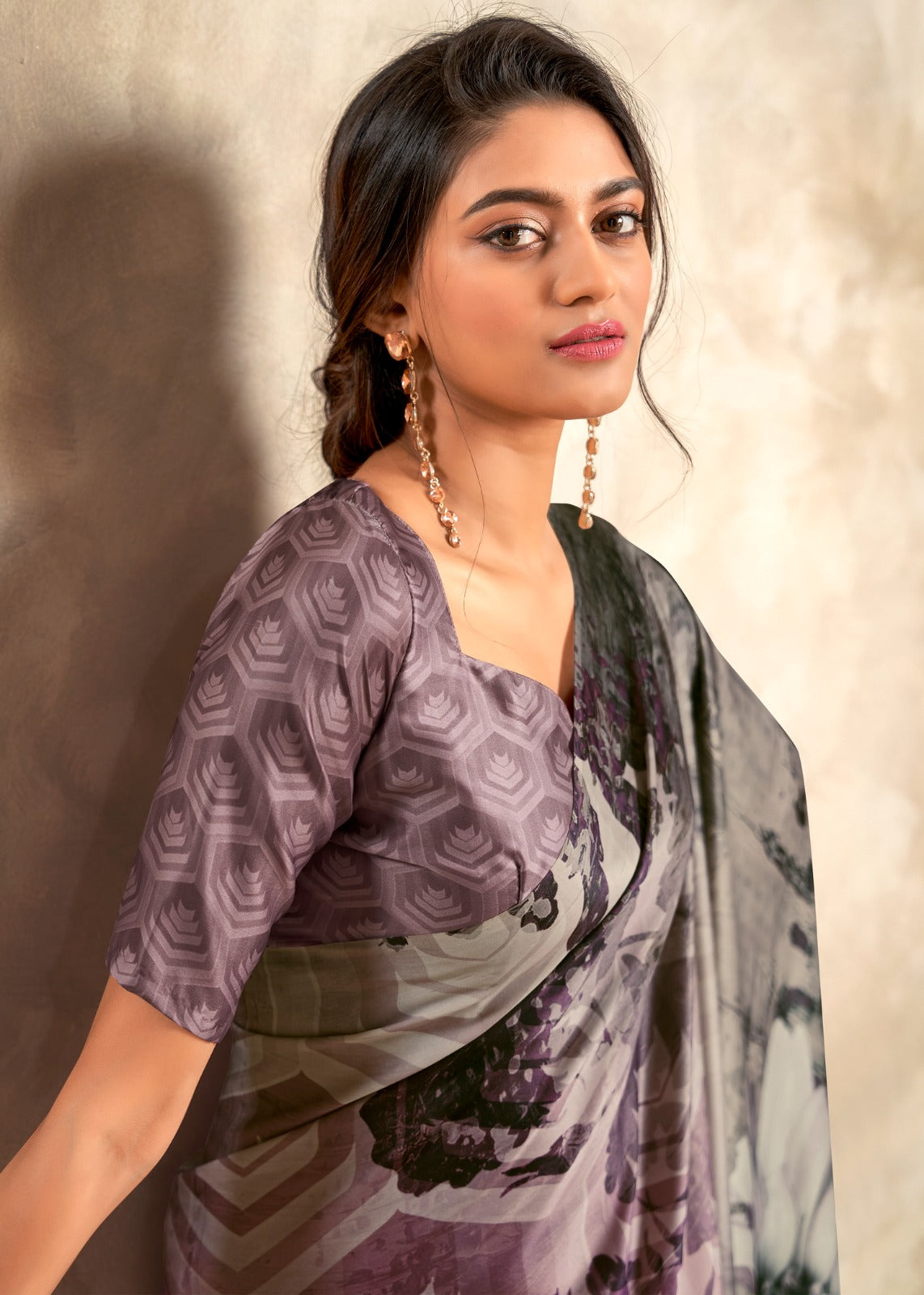 RajPath Fabrics: Elegant Printed Saree Collection