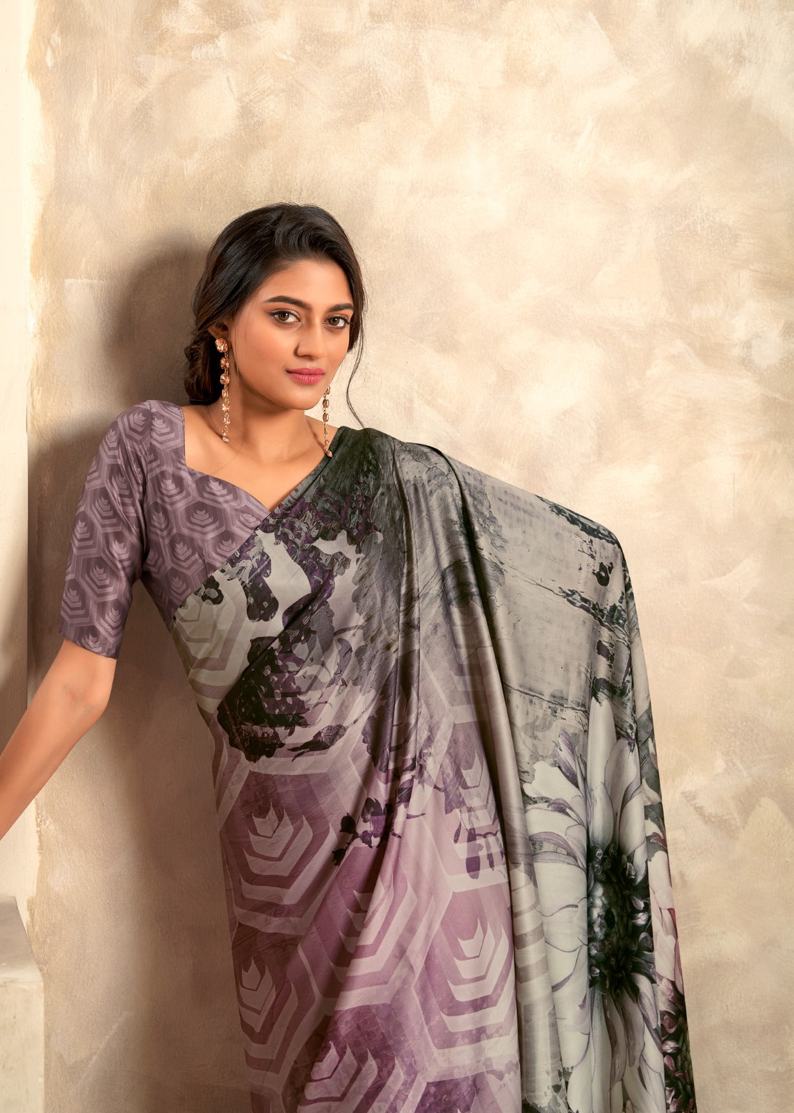 RajPath Fabrics: Elegant Printed Saree Collection