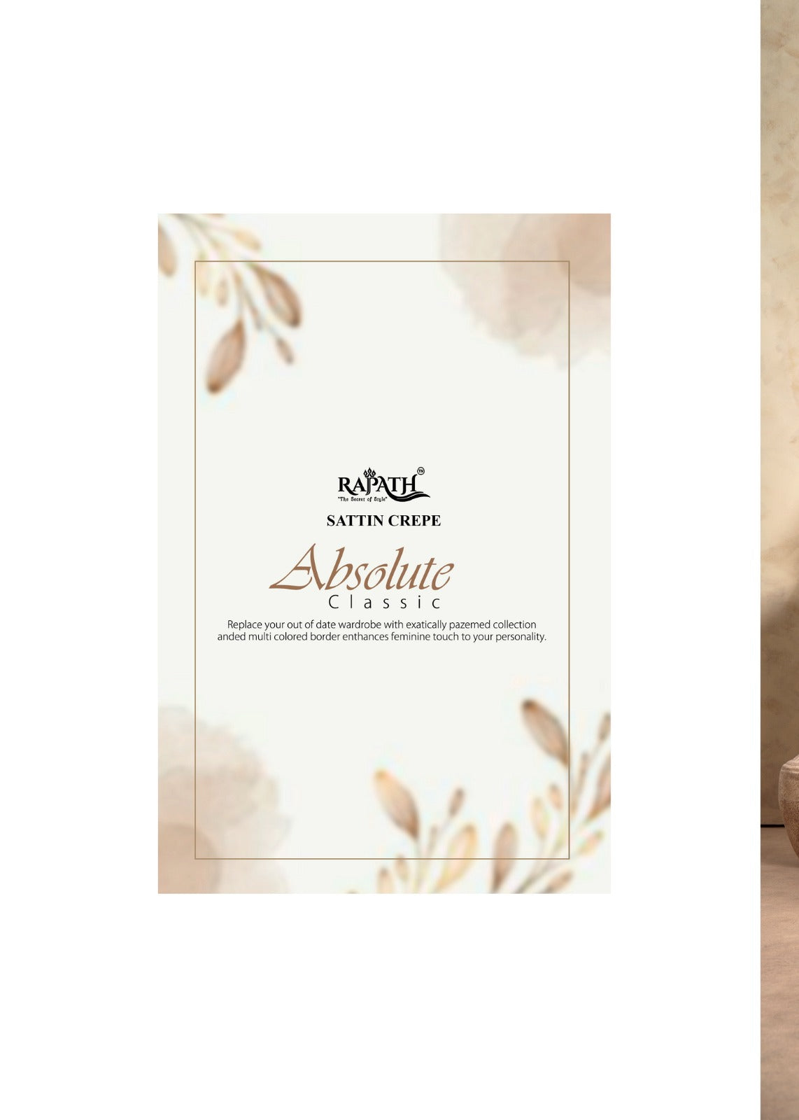RajPath Fabrics: Elegant Printed Saree Collection