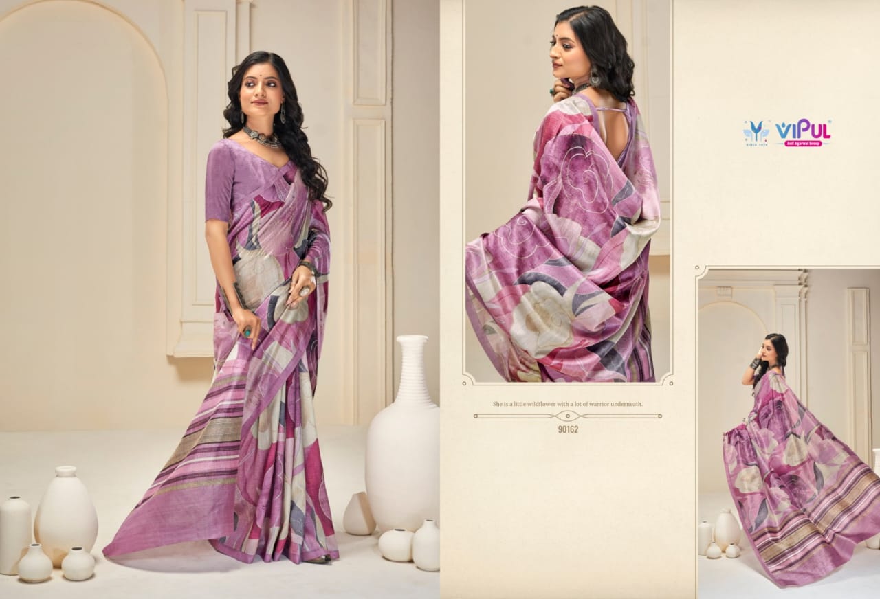 Vipul Saree: Vibrant Floral & Designer Printed Saree Collection