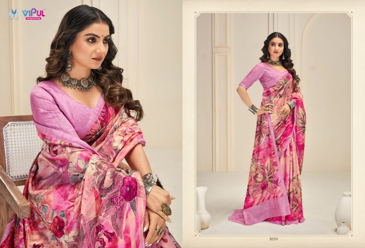 Vipul Saree: Vibrant Floral & Designer Printed Saree Collection