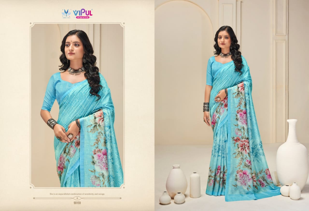 Vipul Saree: Vibrant Floral & Designer Printed Saree Collection