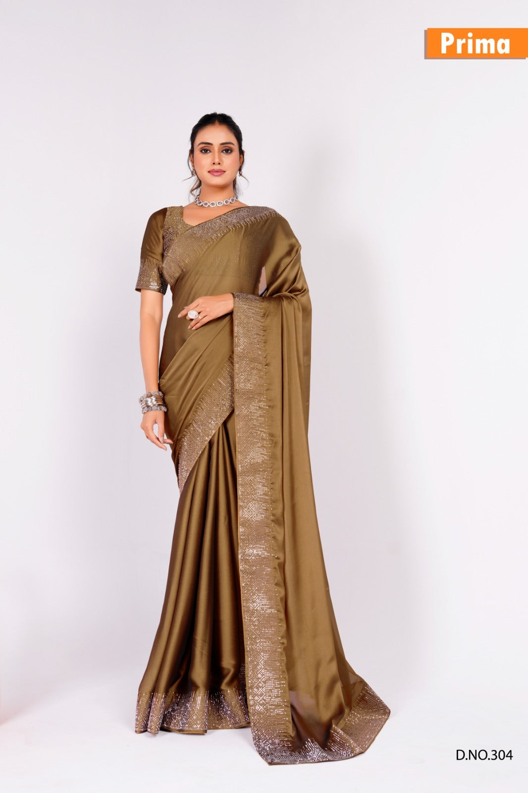 PRIMA Sarees Are Highly Crafted With Black Rangoli Fabric With Vibrant Color