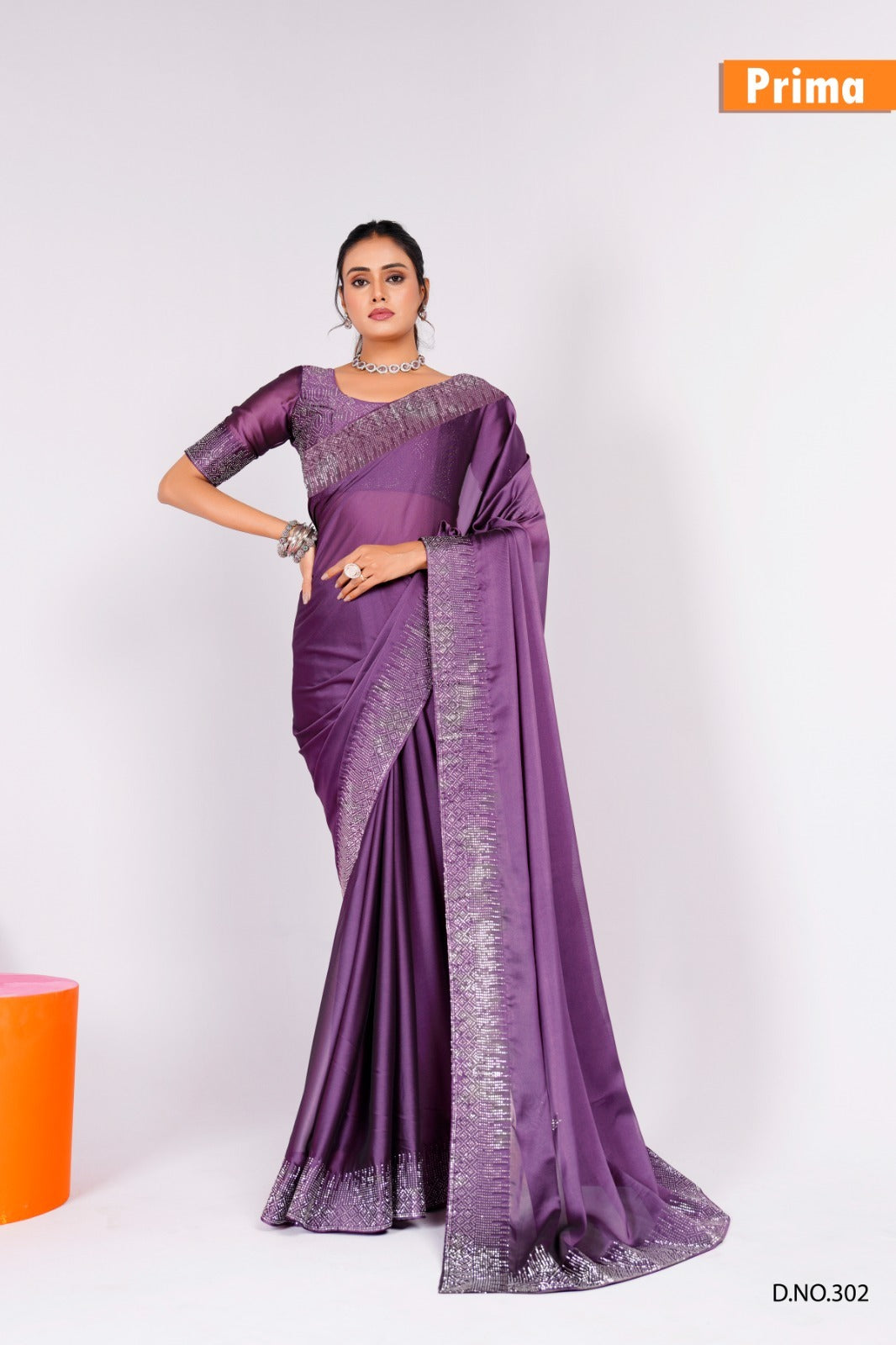 PRIMA Sarees Are Highly Crafted With Black Rangoli Fabric With Vibrant Color