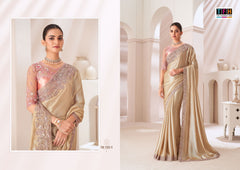 The Fashion Hub Sarees Are Highly Crafted With Satin Chiffon Fabric With Vibrant Color