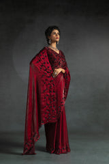 Mehek Sarees Are Crafted From Two-Tone Satin Silk (Fandy) With Vibrant Color
