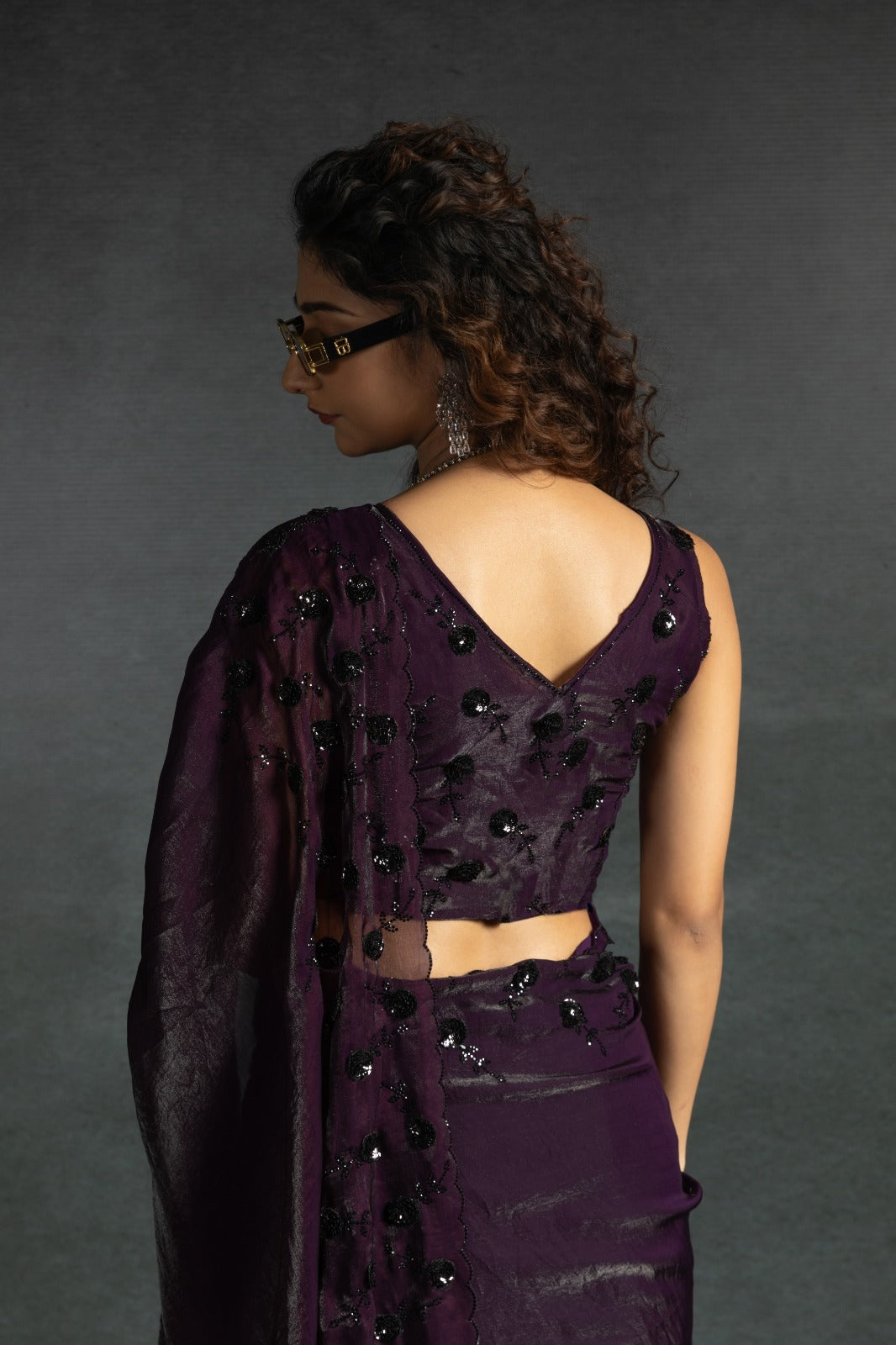 Mehek Sarees Are Crafted From Two-Tone Satin Silk (Fandy) With Vibrant Color
