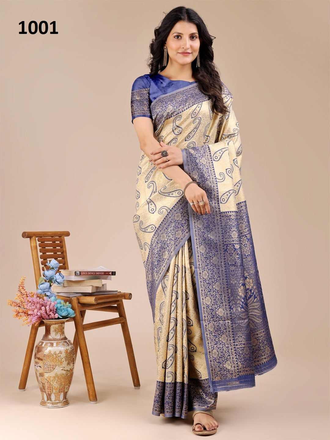 Astita Sarees Are Crafted From Luxurious Banarasi Silk With Vibrant Color