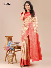 Astita Sarees Are Crafted From Luxurious Banarasi Silk With Vibrant Color