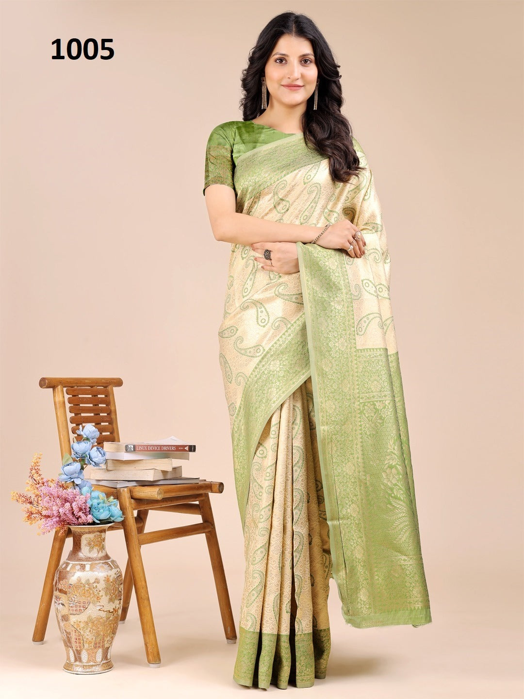 Astita Sarees Are Crafted From Luxurious Banarasi Silk With Vibrant Color
