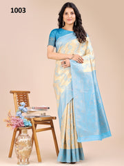 Astita Sarees Are Crafted From Luxurious Banarasi Silk With Vibrant Color