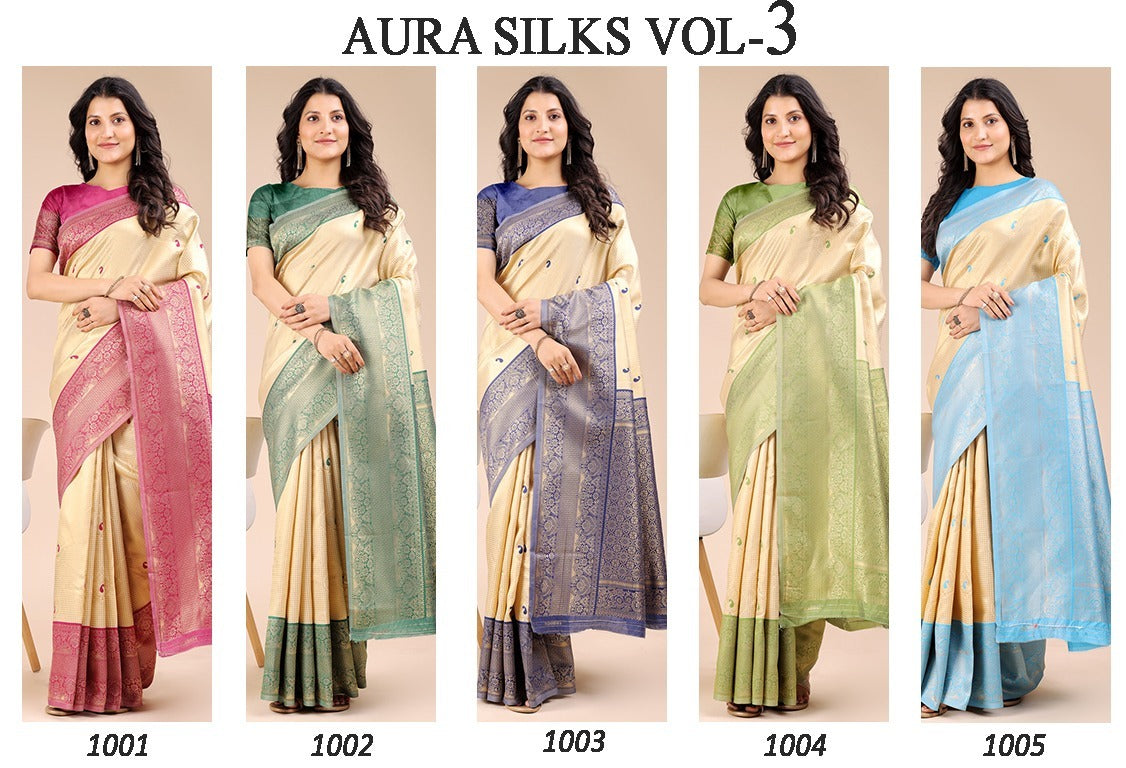 Astita Sarees Are Crafted From Luxurious Banarasi Silk With Vibrant Color