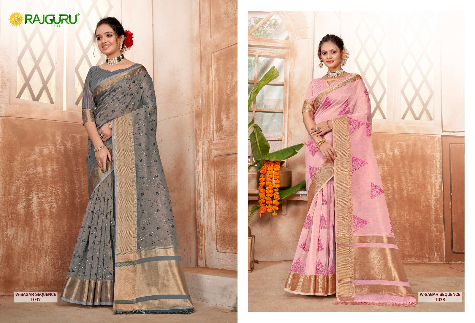 Rathotsav features exquisite embroidery on a premium Cotton Chanderi With Vibrant Color