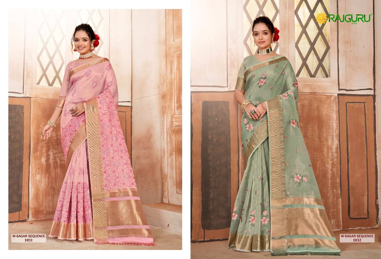 Rathotsav features exquisite embroidery on a premium Cotton Chanderi With Vibrant Color