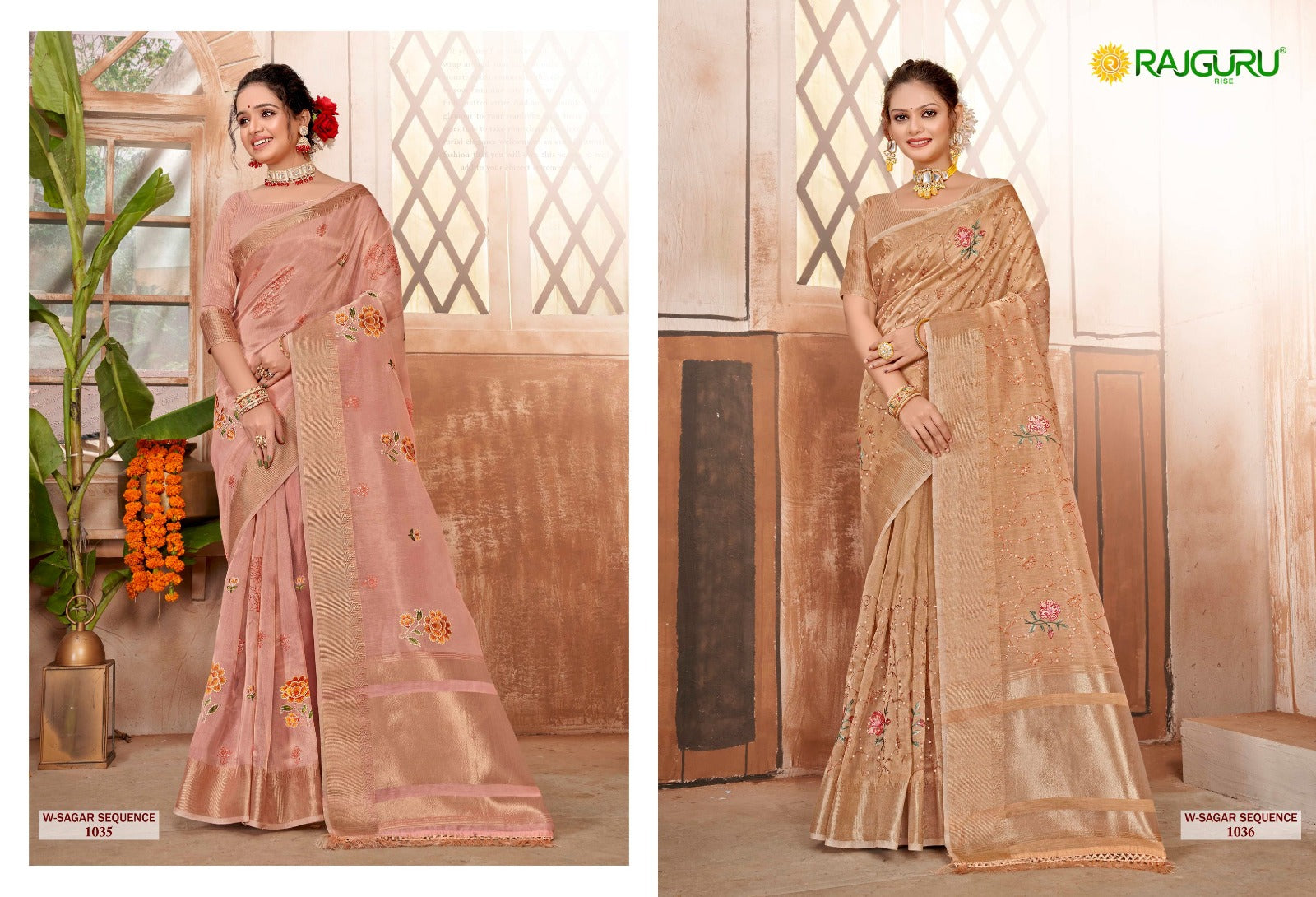Rathotsav features exquisite embroidery on a premium Cotton Chanderi With Vibrant Color