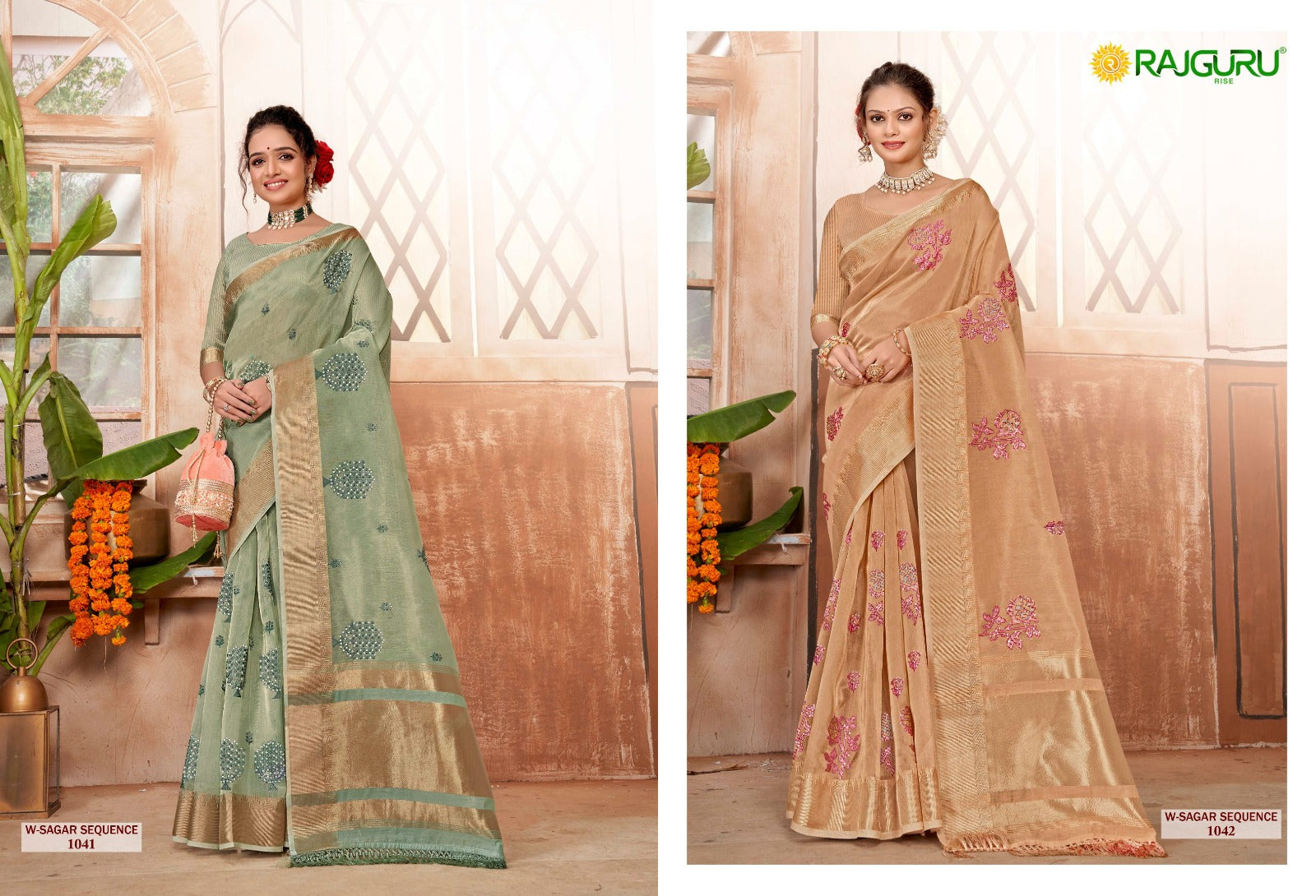 Rathotsav features exquisite embroidery on a premium Cotton Chanderi With Vibrant Color